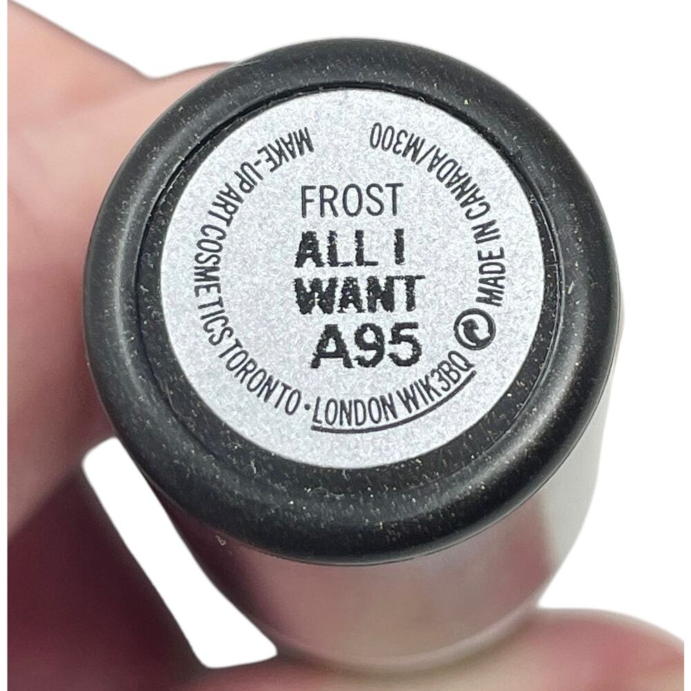 M-A-C All I Want Frost Lipstick New in Box Discontinued Mariah Carey Collection - Picture 3 of 15